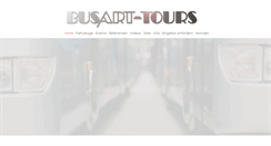 Desktop Screenshot of busart-tours.de