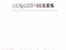 Tablet Screenshot of busart-tours.de